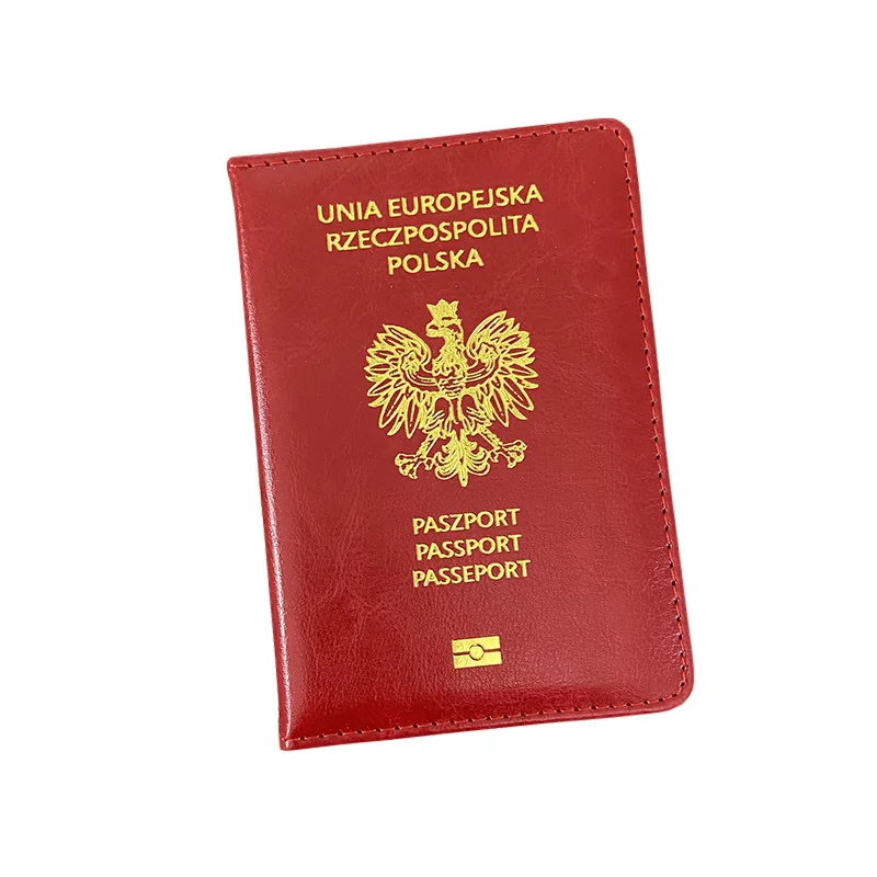 Etui na paszport Polska Unia Europejska Rzeczpospolita Polska Okładka na paszport Portfel podróżny Etui na paszport