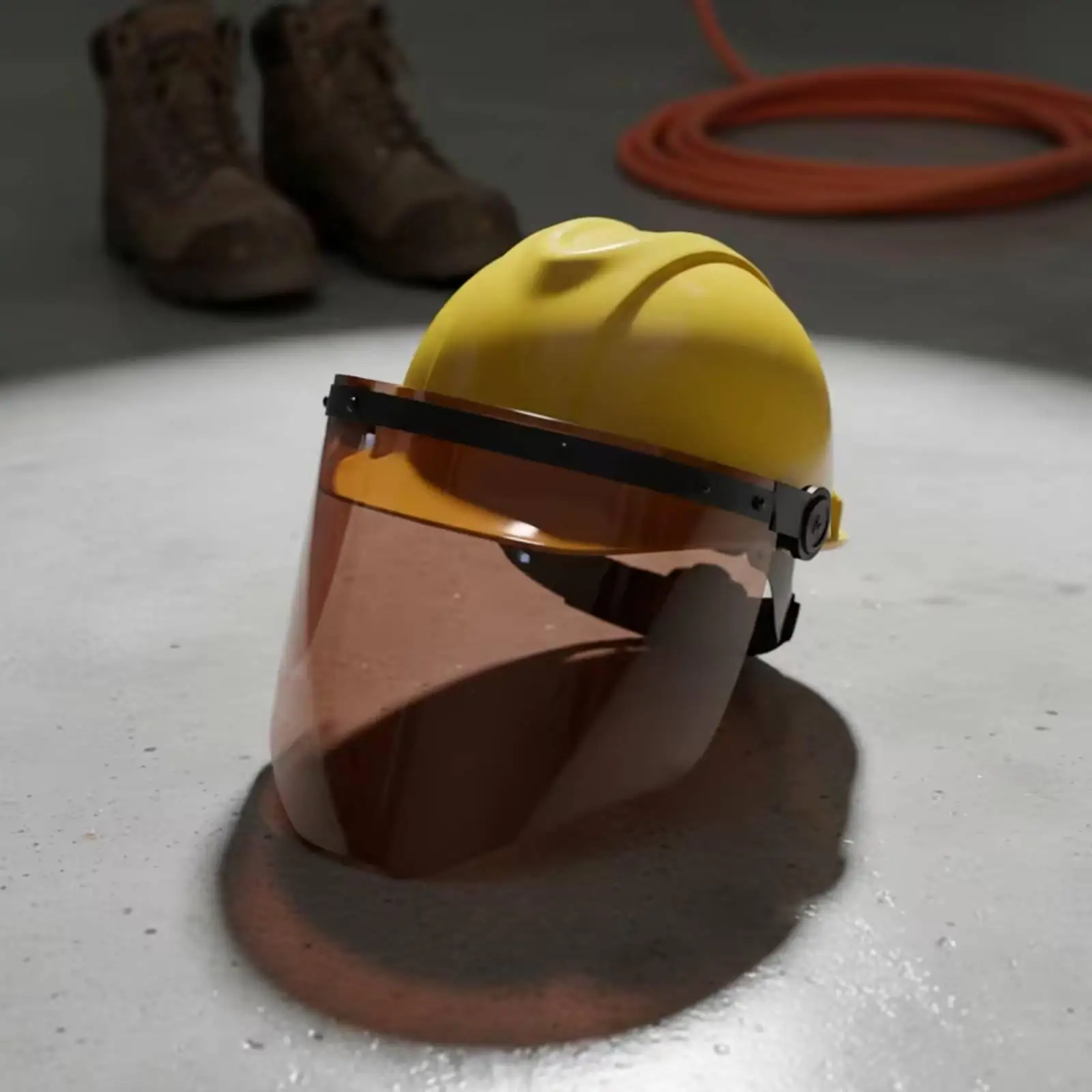 Face Guard Replacement Panel Clear Face Guard Screen Curved for Workshops