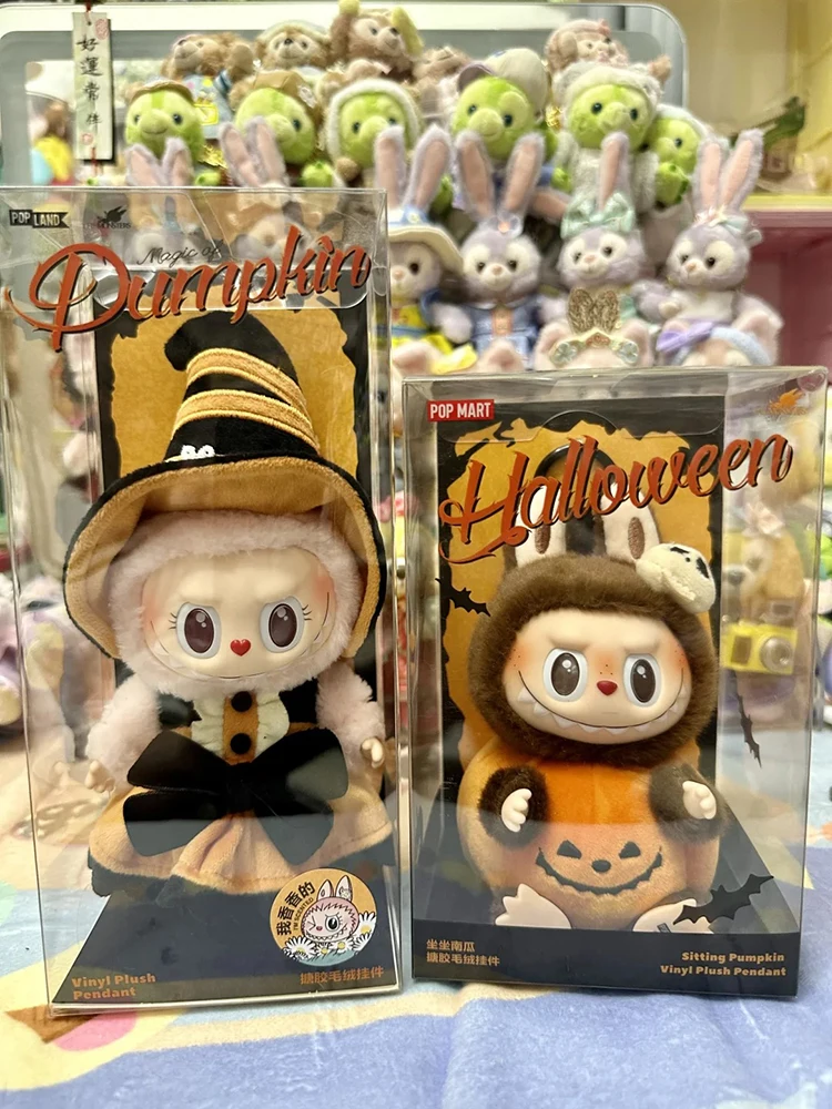 Popmart Halloween Mokoko Paradise Limited Labubu Виниловая сумка Labubu Подвеска Декоративная игрушка Сумка через плечо Аксессуары Подарок