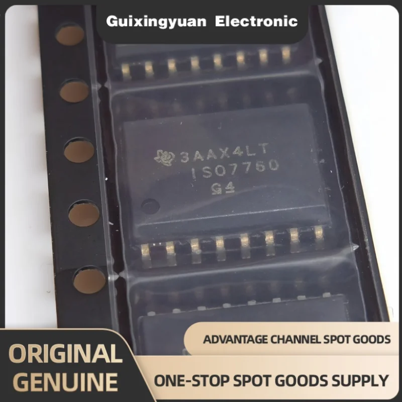 

5PCS original genuine ISO7760DWR silk screen ISO7760 package SOIC-16 digital isolator chip IC