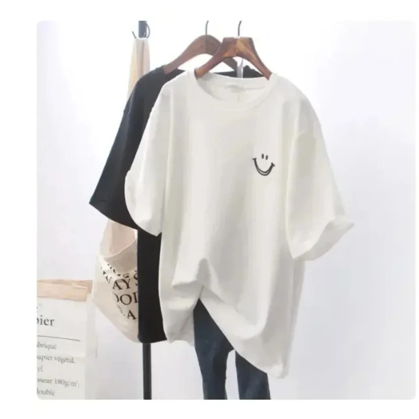 Faion – T-shirt avec lettres imprimées pour femmes, haut décontracté et confortable en Fiber de Polyester, été 2024