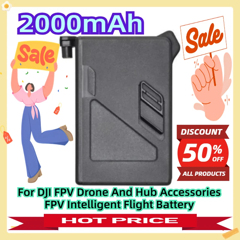 

For DJI FPV Drone And Hub Accessories FPV Intelligent Flight Battery 2000mAh