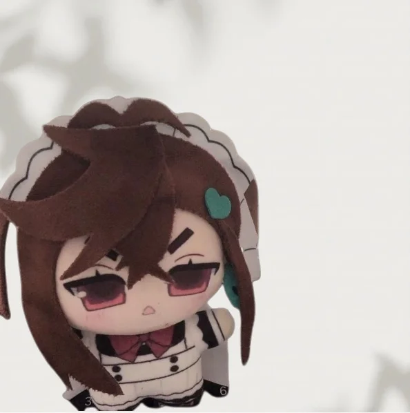 Gevulde 10 cm Anime Daring Squad Momoka Ayase Leuke Gedrukt Lichaam Katoenen Pop Knuffel voor Verjaardagscadeau of Rugzak Ornament