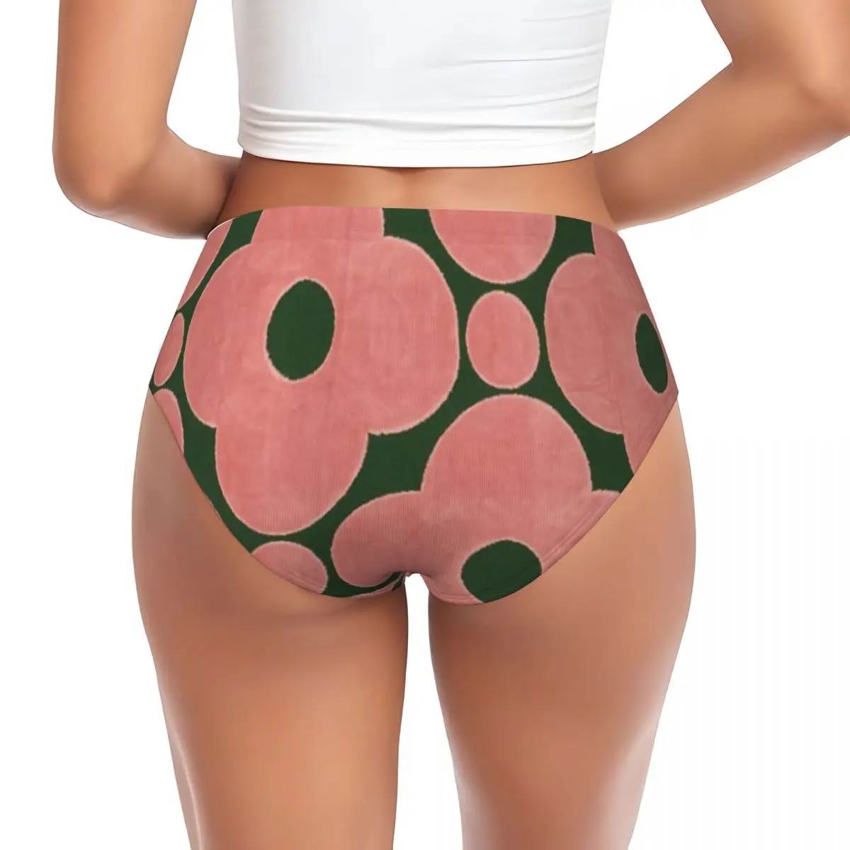 Custom Orla Kiely Flower Design Panties Briefs Women's Comfort Briefs Underwear Breathable Female Underpants