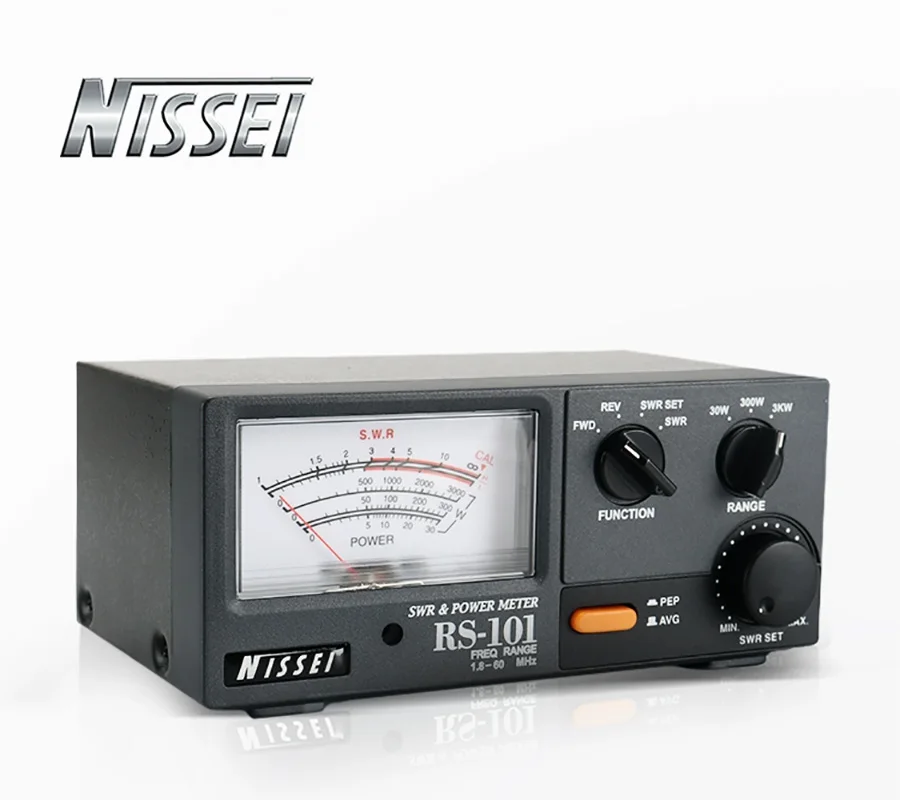 

NISSEI RS-101 1.8-60Mhz 3KW shortwave standing wave meter power meter HF pointer meter