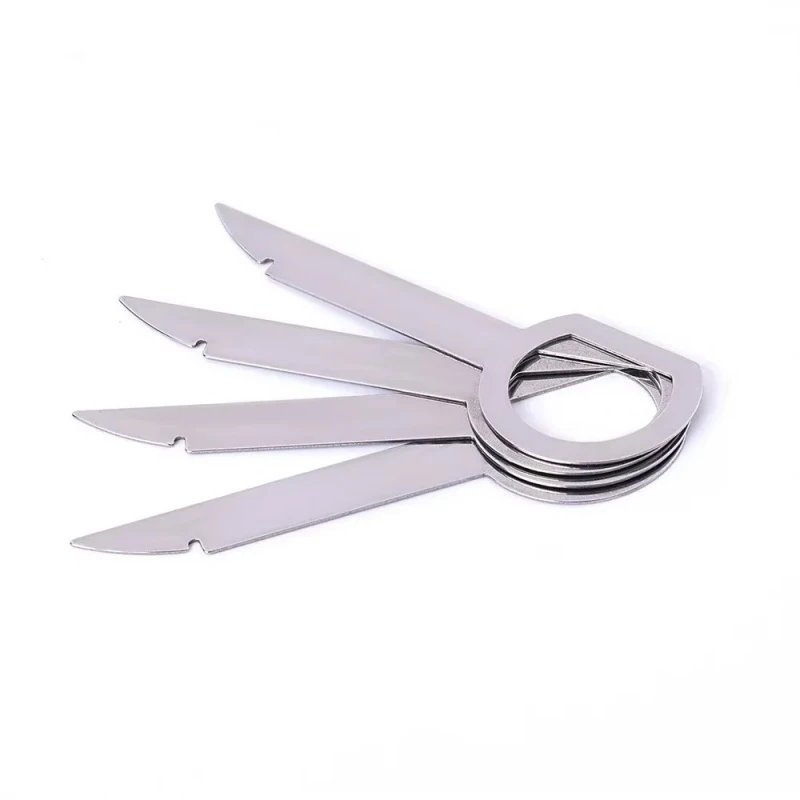 4-40pcs Auto Stereo Removal Keys Metal Iron Car Audio CD Player Release Tool Kit Extraction Pins Radio Device