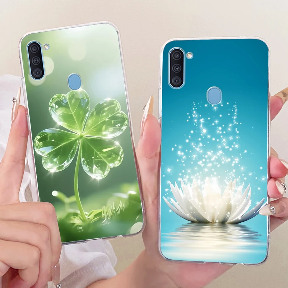 For Samsung Galaxy A11 Case SM-A115F New Fashion Painted Cover Soft Slim Phone Case For Samsung A11 M 11 Galaxy M11 Fundas Coque