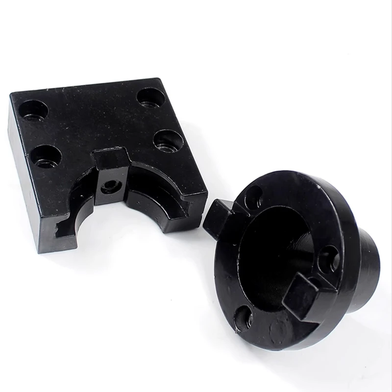 Imagem -02 - Cnc Ferramenta Handle Holder Ferramenta Sleeve Lock Holder Bloco Circular Cilindro Quadrado Alumínio Acessório Bt30 Bt40 Bt50