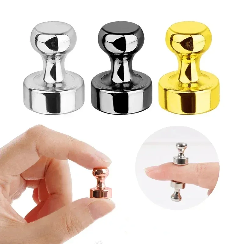 

Super Strong Neodymium Magnetic Pushpins Sucker Thumbtack Durable Steel Magnet Push Pin for Refrigerator Whiteboard