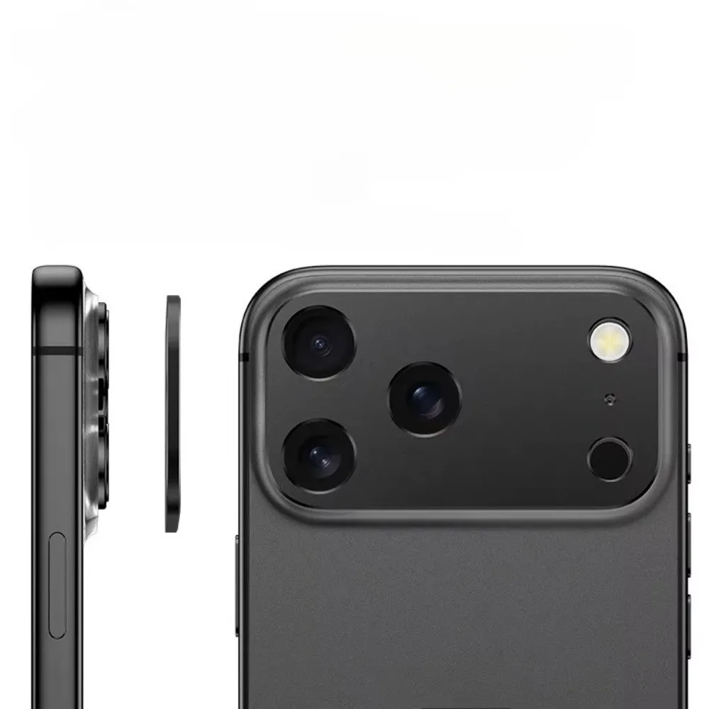 Aluminum Metal Lens Protector Full Cover Anti Scratch Camera Lens Cover HD Strong Adsorption for iPhone 17Pro/17 Pro Max