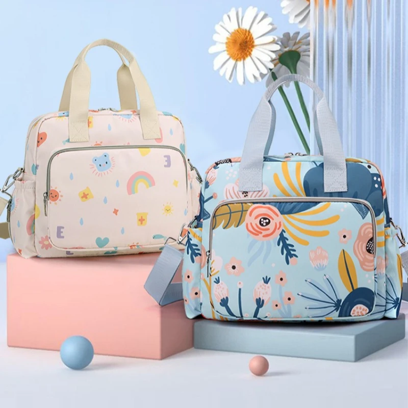 

2025 New Large Capacity Fashion Diaper Bag Multi-Function Portable Travel Organizer Shoulder Hand Carry Backpack for Moms