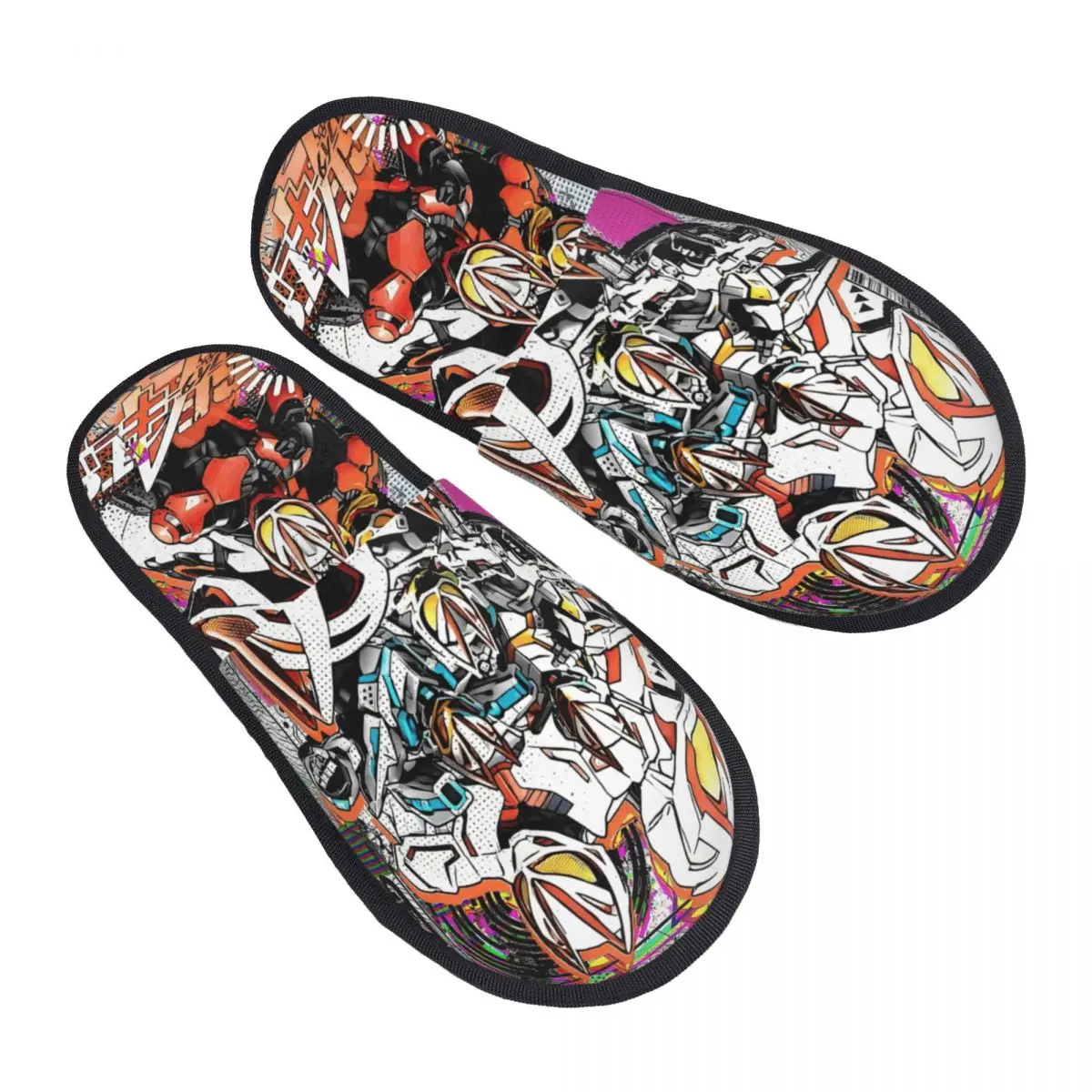 

Kamen Rider аниме зимние хлопковые плюшевые тапочки домашние уютные шлепанцы из пены с эффектом памяти нескользящие