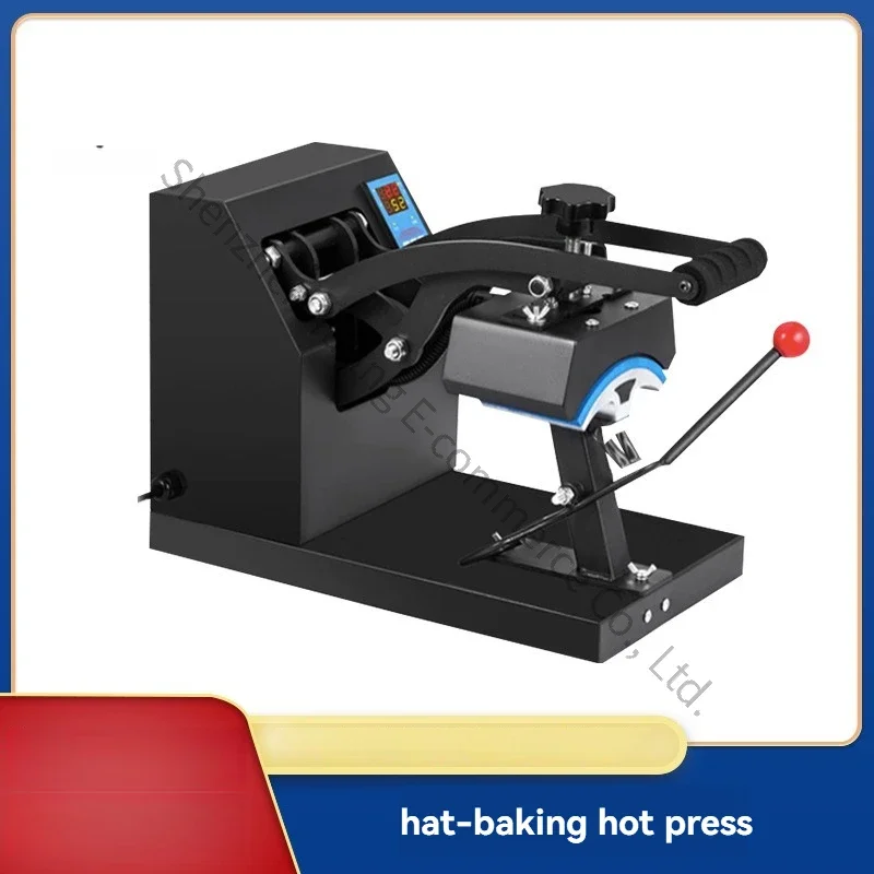 Small Heat Transfer Printing Hat Baking Machine Hat Ironing Machine, Curved Hot Label Machine New Hat Baking Hot Press Machine,