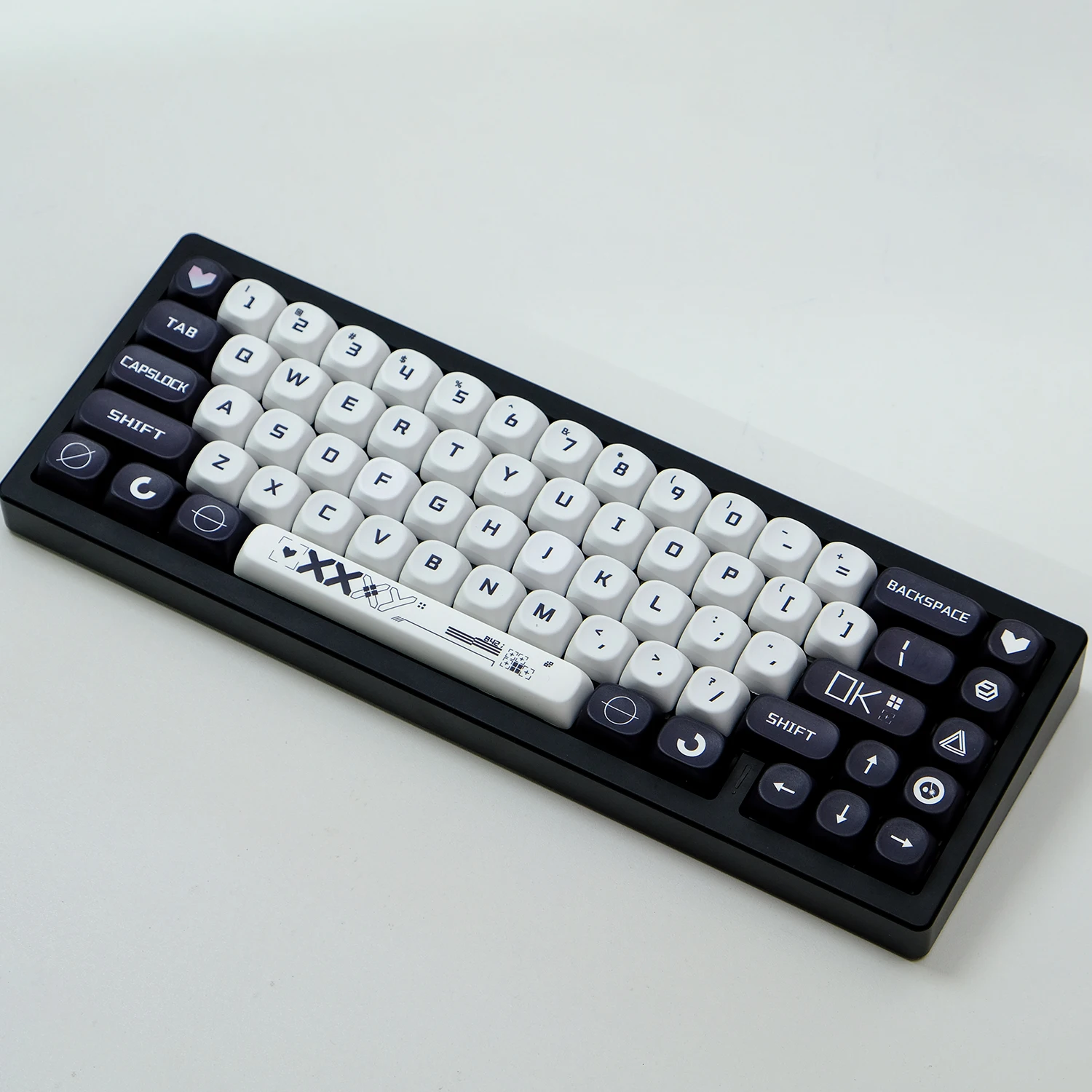 Kbdiy 64/87 tasten/set koa keycap print stream tastatur tasten kappen pbt ähnliches moa profil iso 7u space bar tasten kappen für gmk67/ – Detail 4