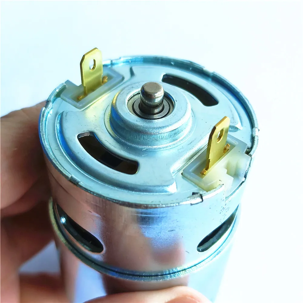 SUPER POWER 895 DC Motor 12-24V 6000-12000RPM High Speed For DIY Electric Drill Fan Engine Mixer 496g Toys Model Alternator Pump