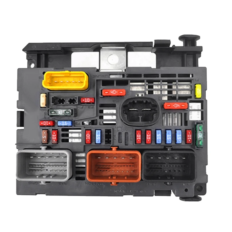 9809742880, 9666700480 New Engine Fuse Box Assembly BSM R04=R05=R20 For Citroen C4 Peugeot 307 408 308