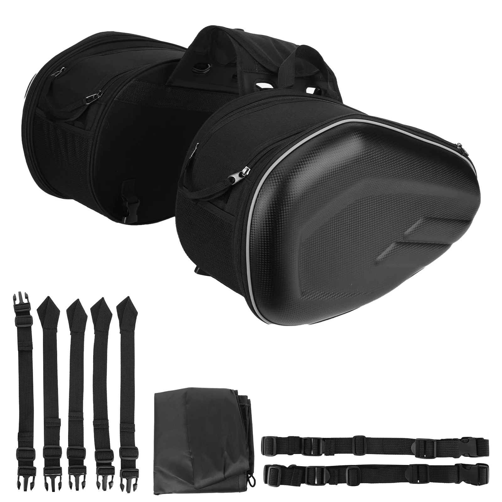 

58L Motorcycle Rear Side Bags Large Capacity Moto Side Storage Bag Universal Motorcycle Panniers for Most Motorcycles