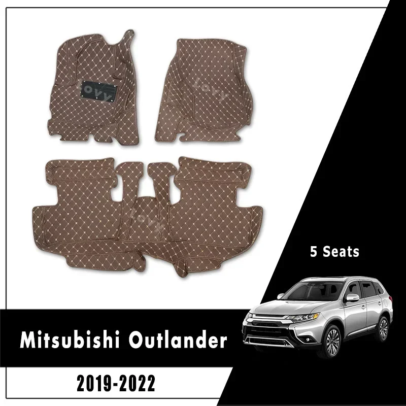 

Для Mitsubishi Outlander 2019 2020 2021 2022 (5 мест) автомобильные коврики ковры авто аксессуары для интерьера водонепроницаемые автомобили