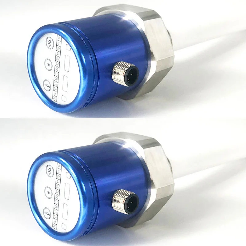 4-20mA Ultrasonic Analog Level Sensor M12 a Code 4pins Connector for Deep Wells Diesel Fuel Tank Liquid Oil Level Sensors