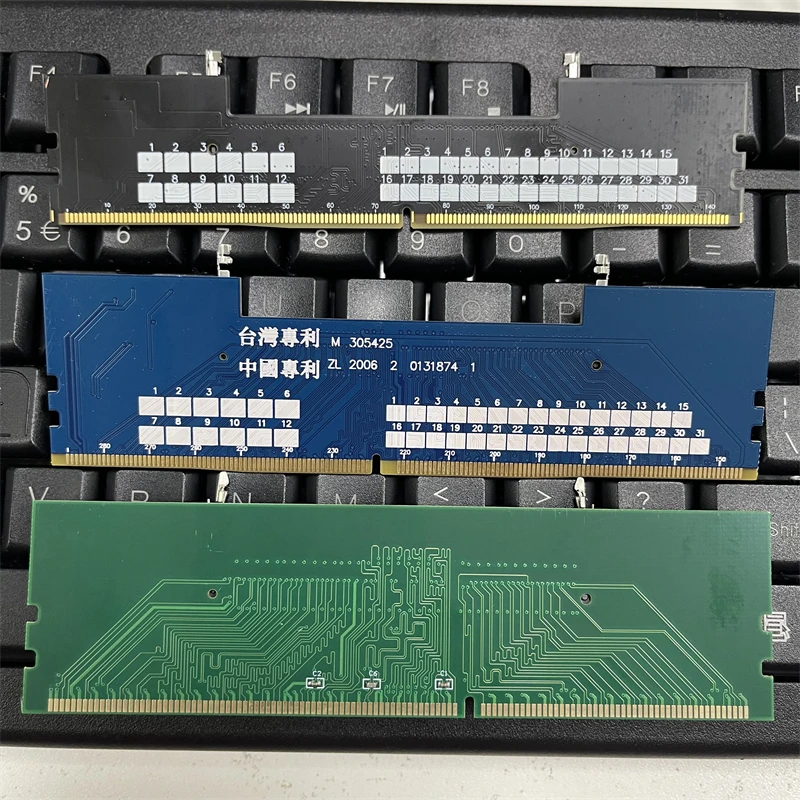 DDR3 DDR4หน่วยความจำแรมข้อต่ออแดปเตอร์ DDR5/4/5 DDR3หน่วยความจำแรมแล็ปท็อป SODIMM ถึง DIMM Riser 240pin 288pin การ์ด DIMM สำหรับเดสก์ท็อป