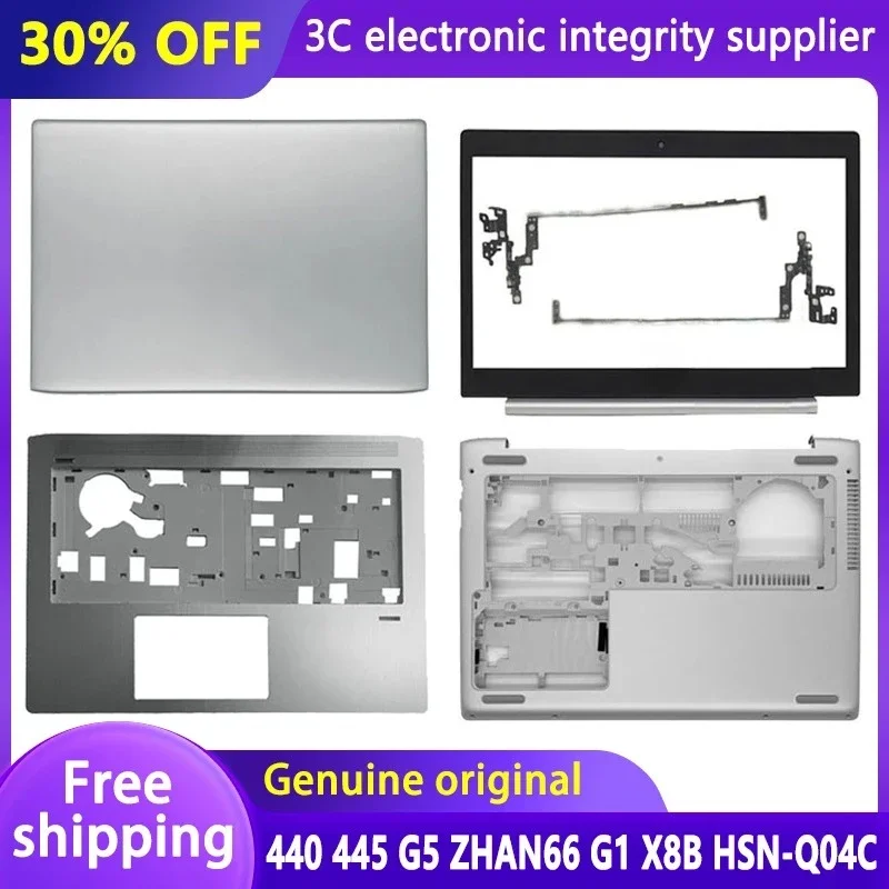 

NEW Laptop For Probook 440 445 G5 zhan66 G1 X8B HSN-Q04C LCD Back Cover Front Bezel Palmrest Bottom Case Touchpad Top Lid
