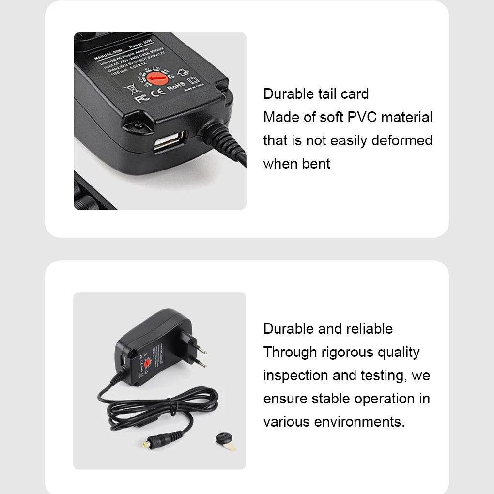 Fast Charging Battery Adapter With Overload Protection With 8 Adapters Charging Device