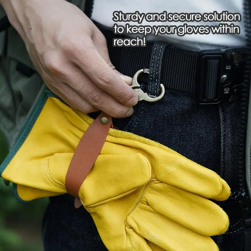 Firefighter Gloves Holder Welding Gloves Strap Belt Secure Gloves Belt Welding Gloves Strap for Easy Access Firefighting