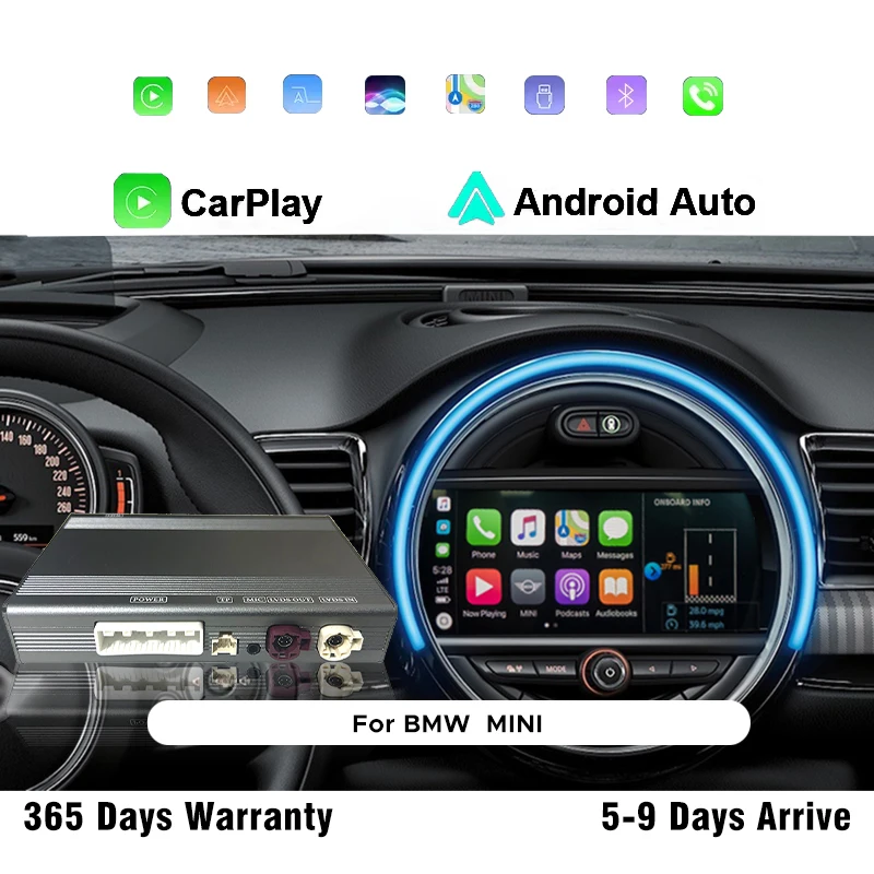 

Wireless CIC CarPlay Smartbox for BMW Mini R55 R56 R57 R58 R59 R60 R61 F54 F55 Clubman Countryman Hardtop John Cooper NBT EVO
