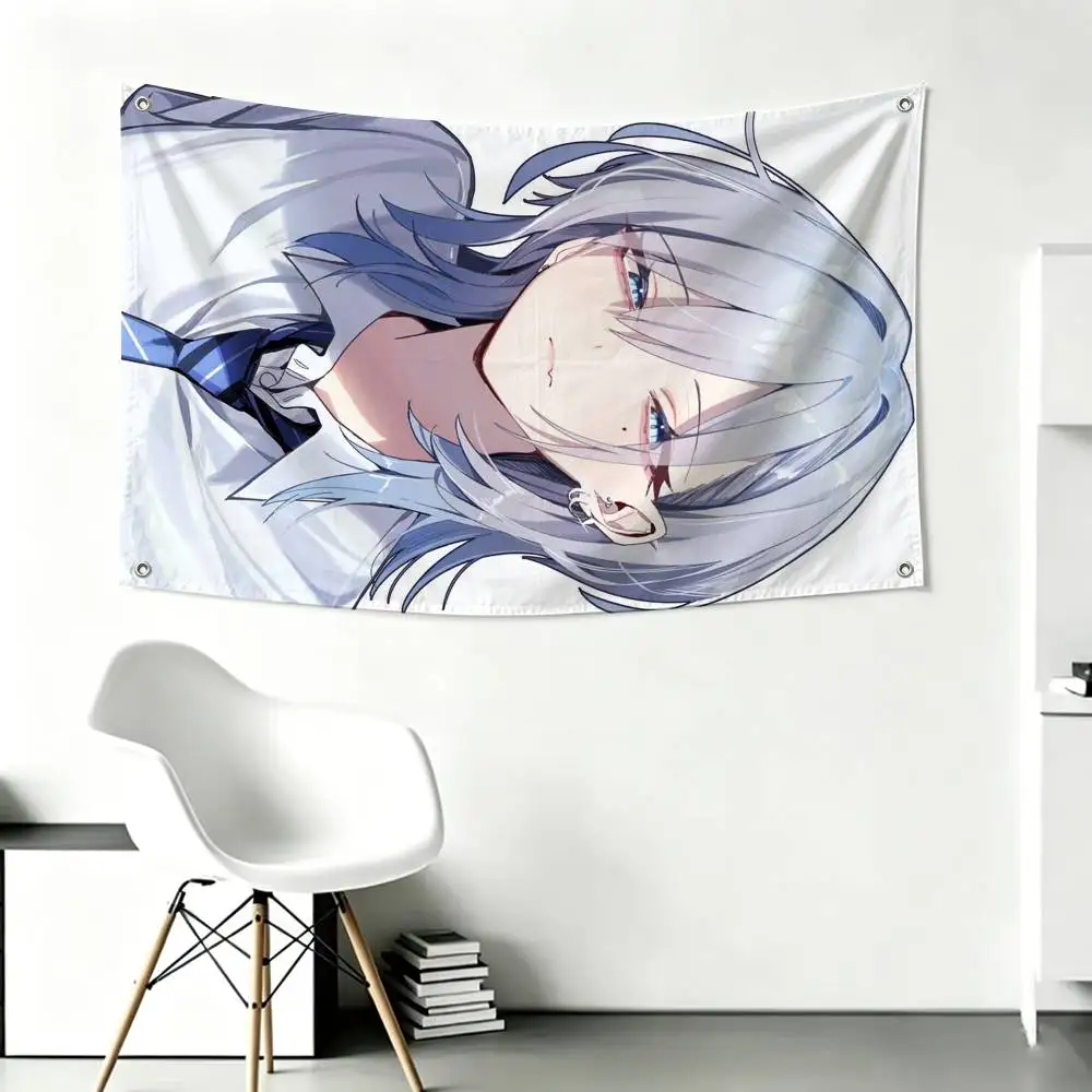 Haimiya Senpai Wa Kowakute Kawaii Flag Suitable For Party Club Outdoor Interior Wall Decoration Banner Fans Gift
