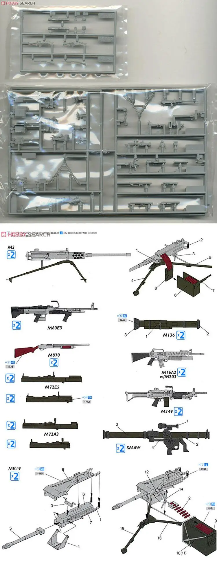 DRAGON 3803 1/35 MP-5/G-3 Family Model Kit