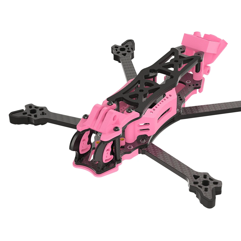 EVA5 PM bricolage FPV Freestyle drone cadre 5- pouces brasage au carbone et alliage d'aluminium DC/XH Drone cadre Compatible avec DJI O3 O4