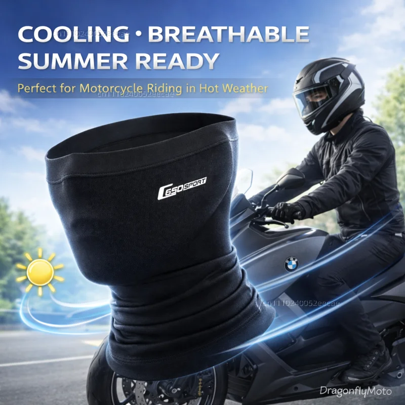 For BMW C650 SPORT C650GT C 650 GT 2012-2020 Motorcycle Windproof Summer Cycling Face Cover Neck Tube Breathable Custom Logo