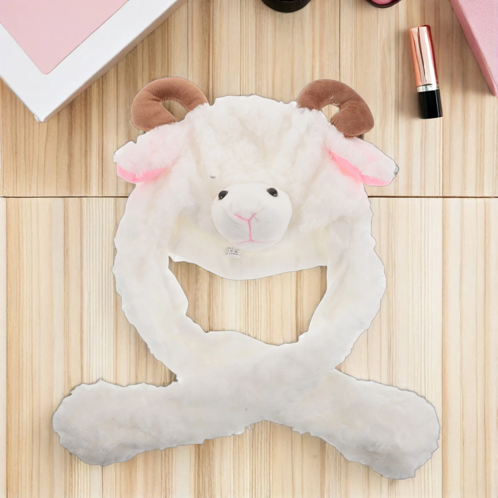 여성용 동물 귀덮개 모자, 따뜻한 겨울 귀마개, 귀여운 파티 촬영 소품