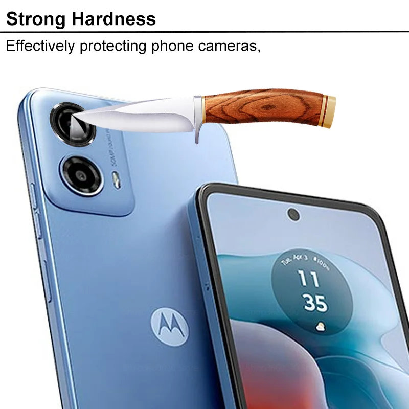 For Motorola Moto G34 Aluminium Alloy Camera Protector Case Ring MotoG34 G 34 34G 5G 6.5'' Back Cover Lens Tempered Glass Film