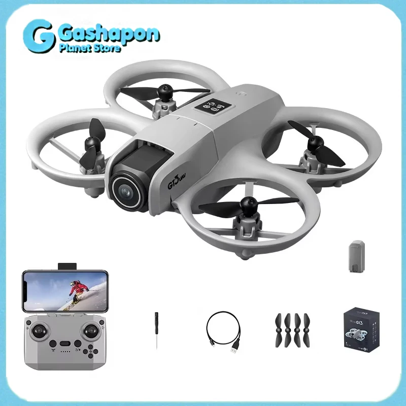 

DRONE GT3 Mini 4K HD Camera Drone with Obstacle Avoidance GPS FPV RC Quadcopter for Adults Aerial Photography Professional Toy