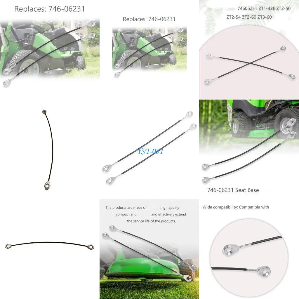 

E15A Replacement Base Cable for ZT250 ZT254 ZT260 ZT360 FAB ZT360KW Mower Mechanism Abrasion Proof Design