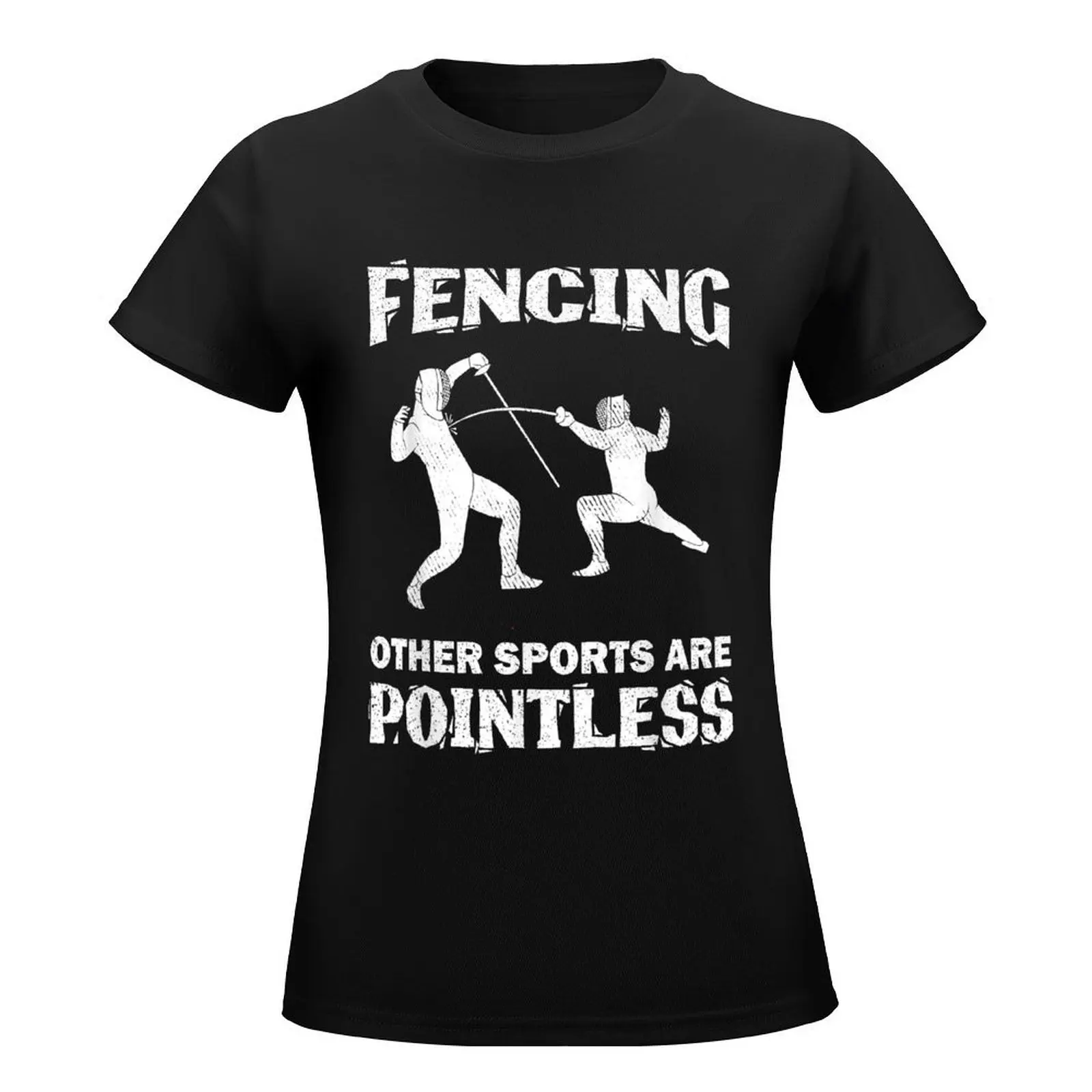 Funny Fencing Accessories Swordplay Fencer Fencing Sport T-Shirt summer clothes vintage graphics clothes for Women