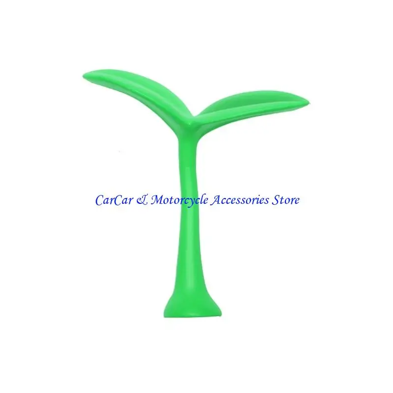 

G5AD Green Grass Bean Sprout Car Ornament Car Roof Decoration Stickers Automotive Decorative Accessory Bumper Hood Sticker