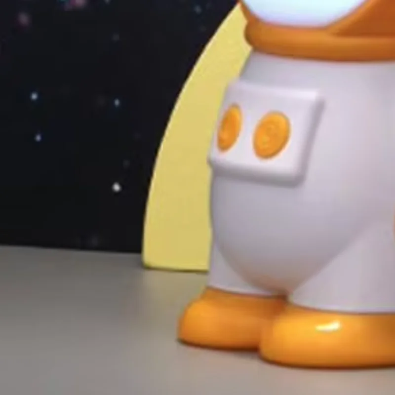 

Astronaut Desk Lamp for Kids LED Night Light with 7 Colors Bedroom Atmosphere Light Flexible Gooseneck for Living Room Bedroom