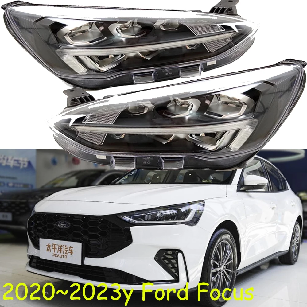 

1pcs car bupmer head light for Ford Focus headlight daytime light LED 2020~2024y car accessories DRL fog for Focus headlamp