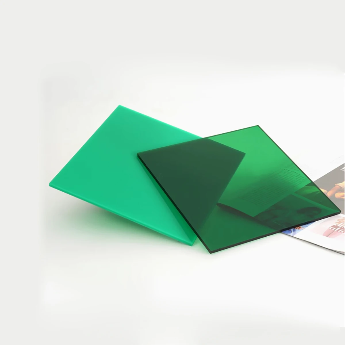 Green Acrylic Board, Transparent Plexiglass Board, Customized Processing For 3mm And 5mm Thickness