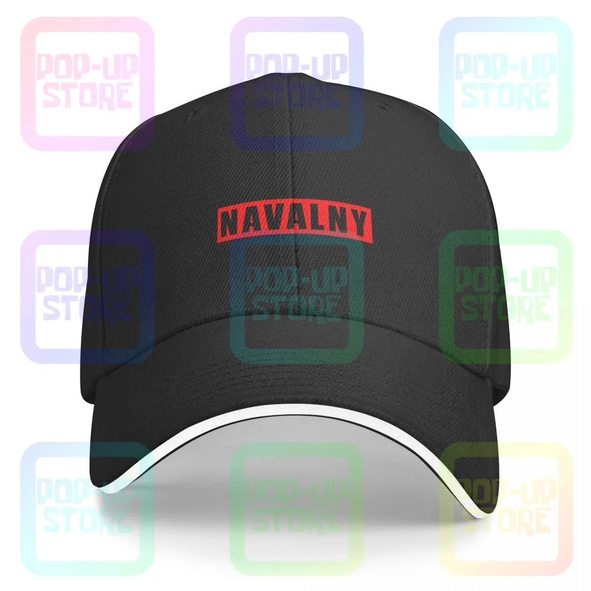 Support Alexei Navalny Solidarity Protest Anti Putin Sandwich Cap Baseball Cap Trucker Hat Hip Hop