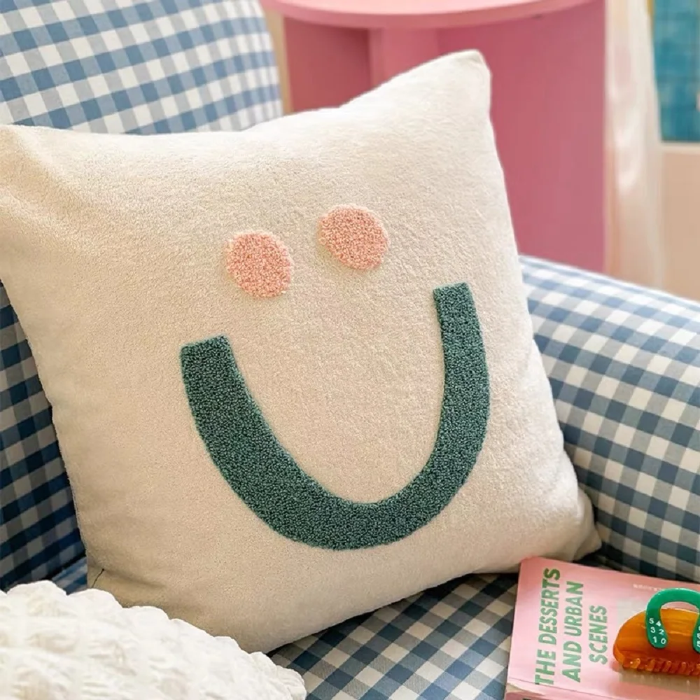 5x45CM Niedliches Dopamin-Gelbes Wohnzimmer-Sofakissen, Bettseitiges Mädchenkissen, Lendenkissen, Dekokissenbezug für Zuhause – Detail 8