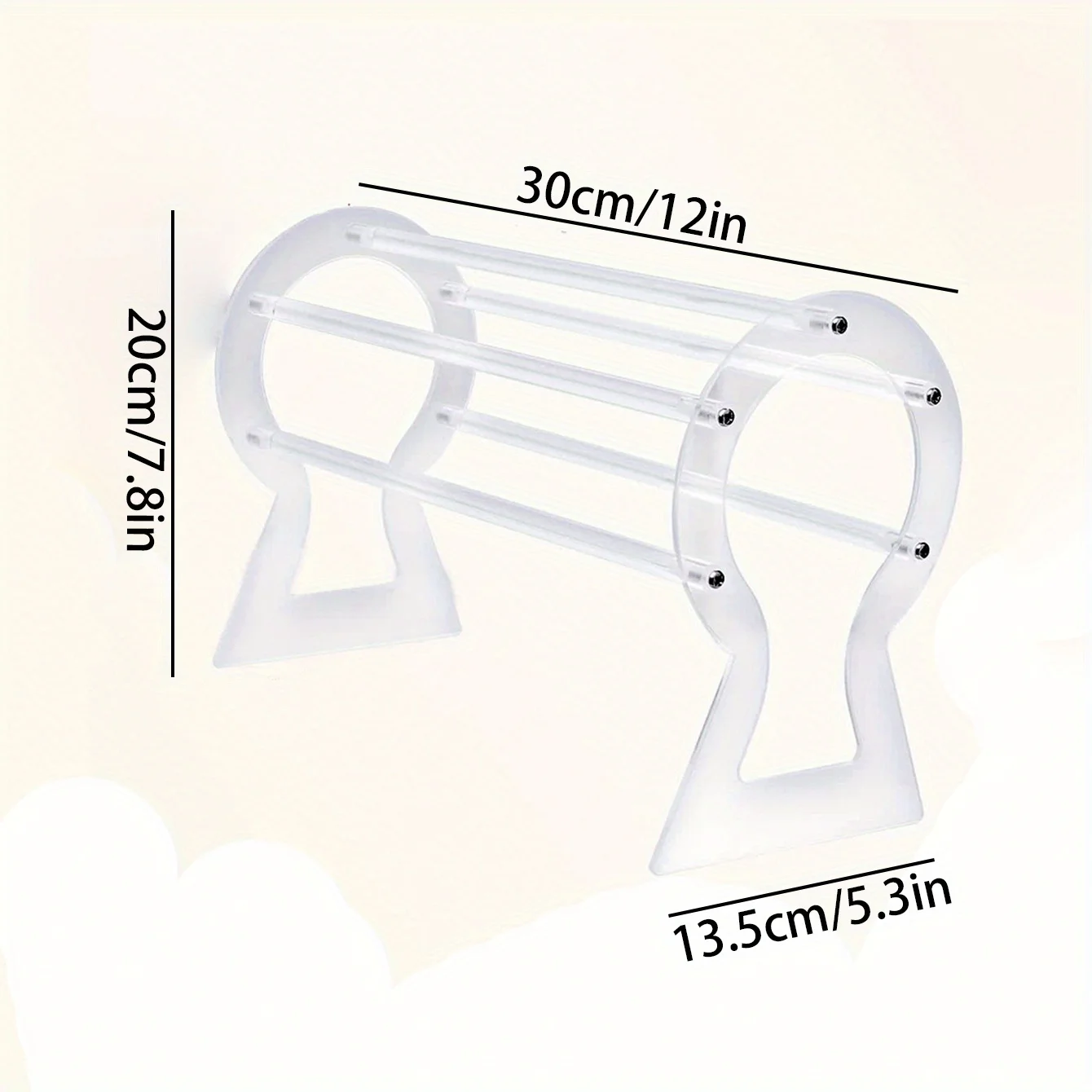 Acrylic Headband Holder Display Stand