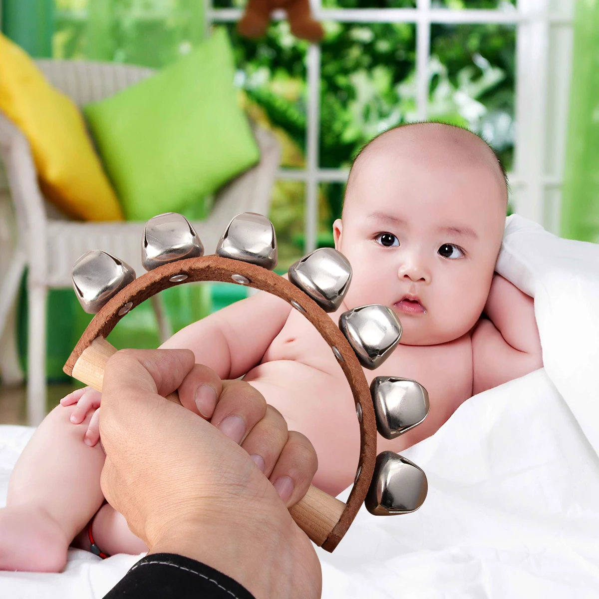 

Handbells Kids Musical Instrument Mini Size Portable Children Jingle Bell Toy Learning Practice Educational Toys