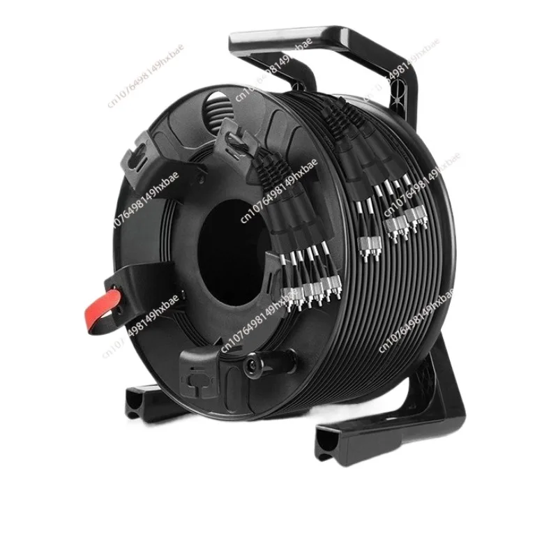 Single-mode field soft drag cable, emergency pull fiber