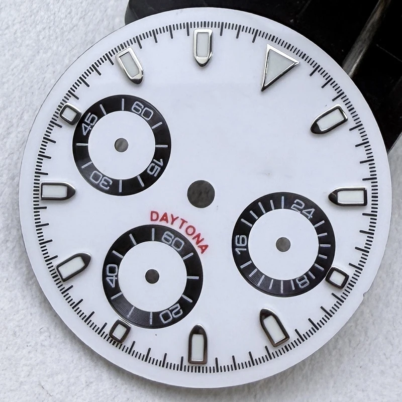 أفضل ساعة 29.5 مللي متر VK63 S شعار الطلب 3 عيون الأخضر مضيئة صالح VK63 حركة الطلب ساعة تعديل الملحقات