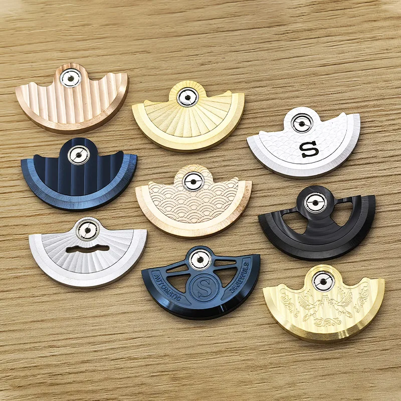 Customized NH35 Movement Rotor Hammer Fit NH36 NH38 NH39 4R 7S26 NH35 6R Movement Pendulum Oscillating Weight Hammer Rotor Part