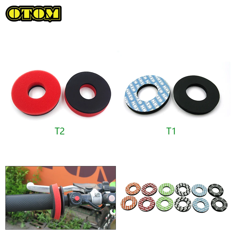 Motorcycle Universal Grip Donuts Foam Sponge Pad Handlebar Grips Guard For HONDA KTM YAMAHA KAWASAKI SUZUKI AVANTIS MOTOLAND BRZ