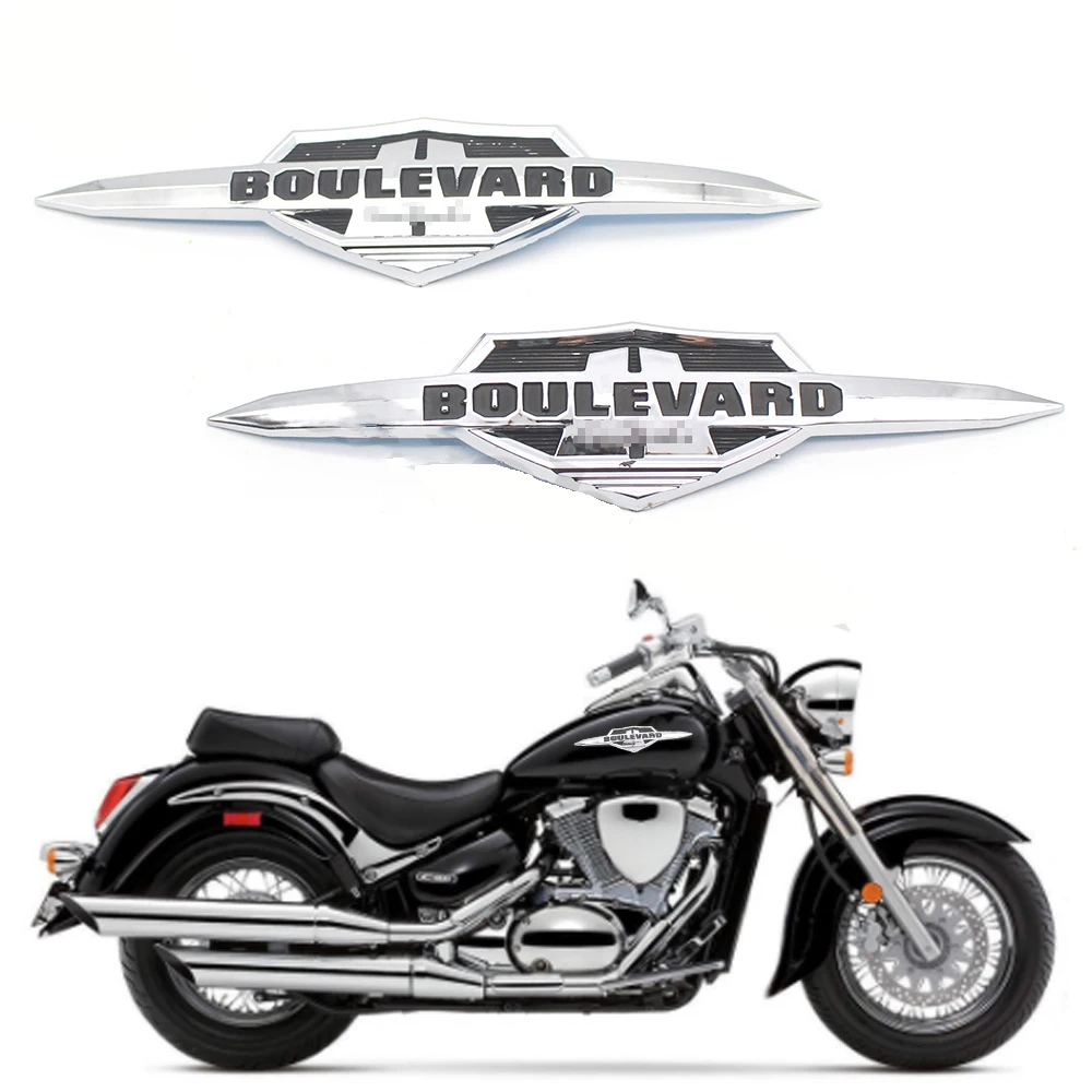 

For Suzuki Boulevard C50 M50 C90 M90 C4109R M109R Motorcycle 3D Emblem Badge Decal Fuel Tank Sticker Tank Protector Decal